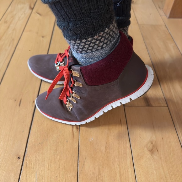 Cole Han Zero Grand Women’’s Nubuck Waterproof Hiking Boots - Picture 11 of 11